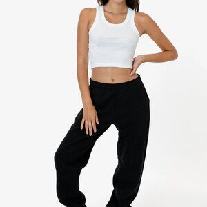Los Angele Apparel Black Heavy Sweatpants Small